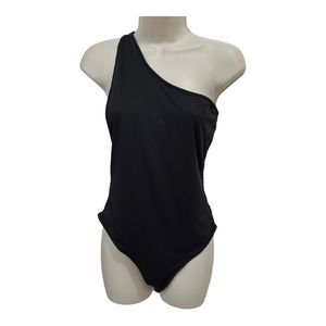 ⭐️SHEIN BLACK OPEN BACK BODYSUIT - SIZE LARGE⭐️